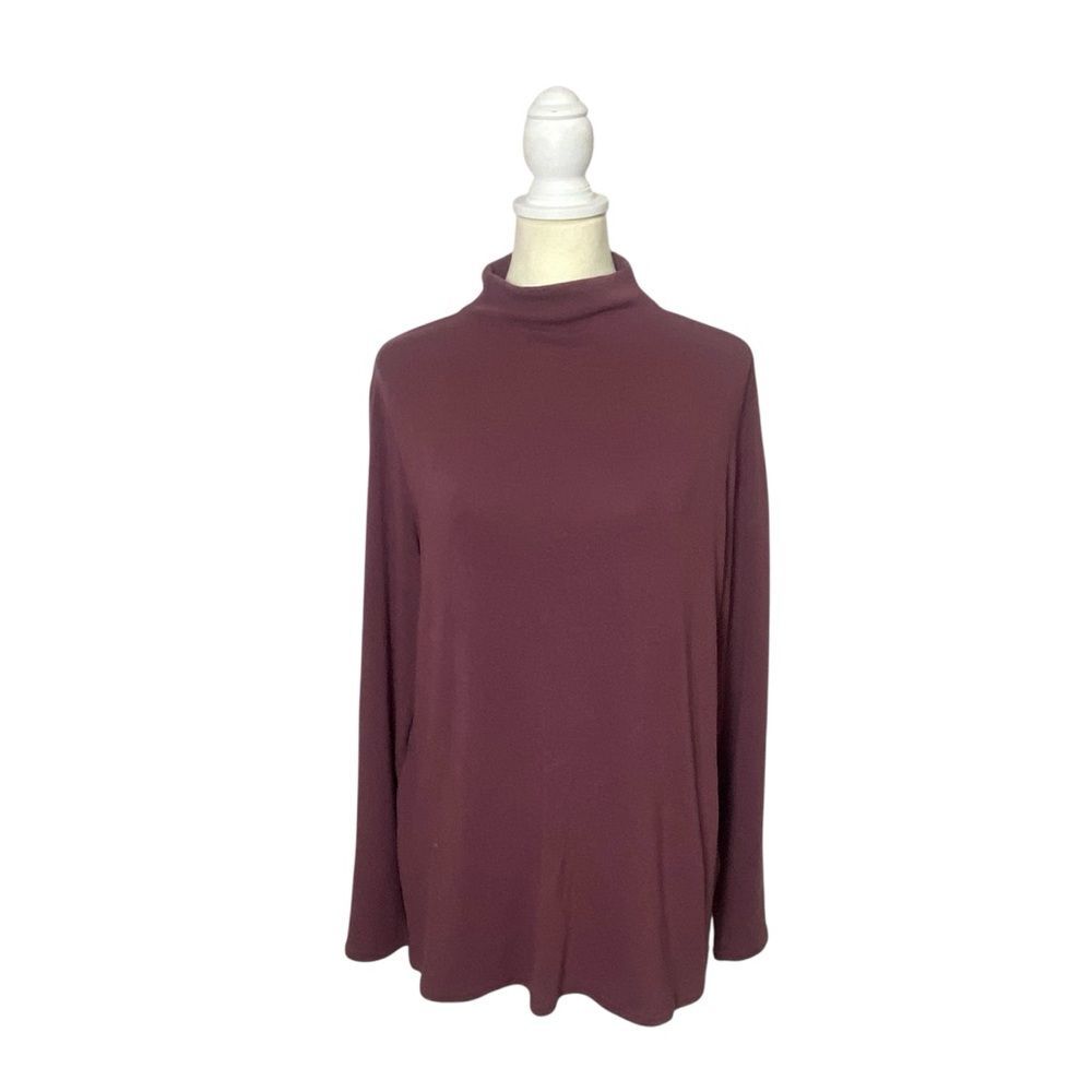 Lisa Rinna Collection Casual Turtleneck Tunic Sweater Women's Size Medium